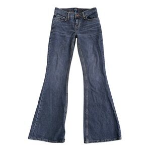 BDG Women’s Black Denim Mid Rise Flare Jeans